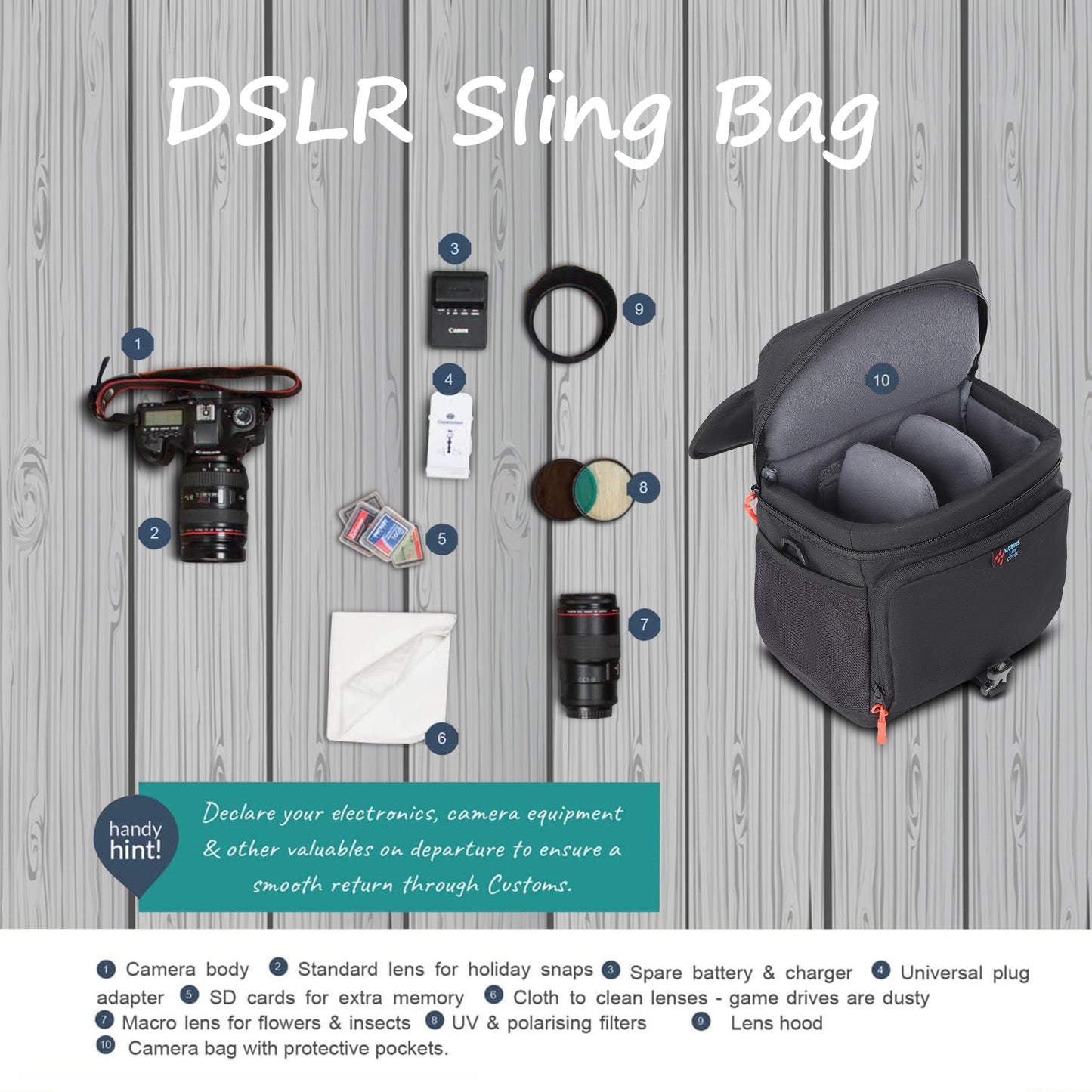 Mobius Everyday DSLR Sling Bag