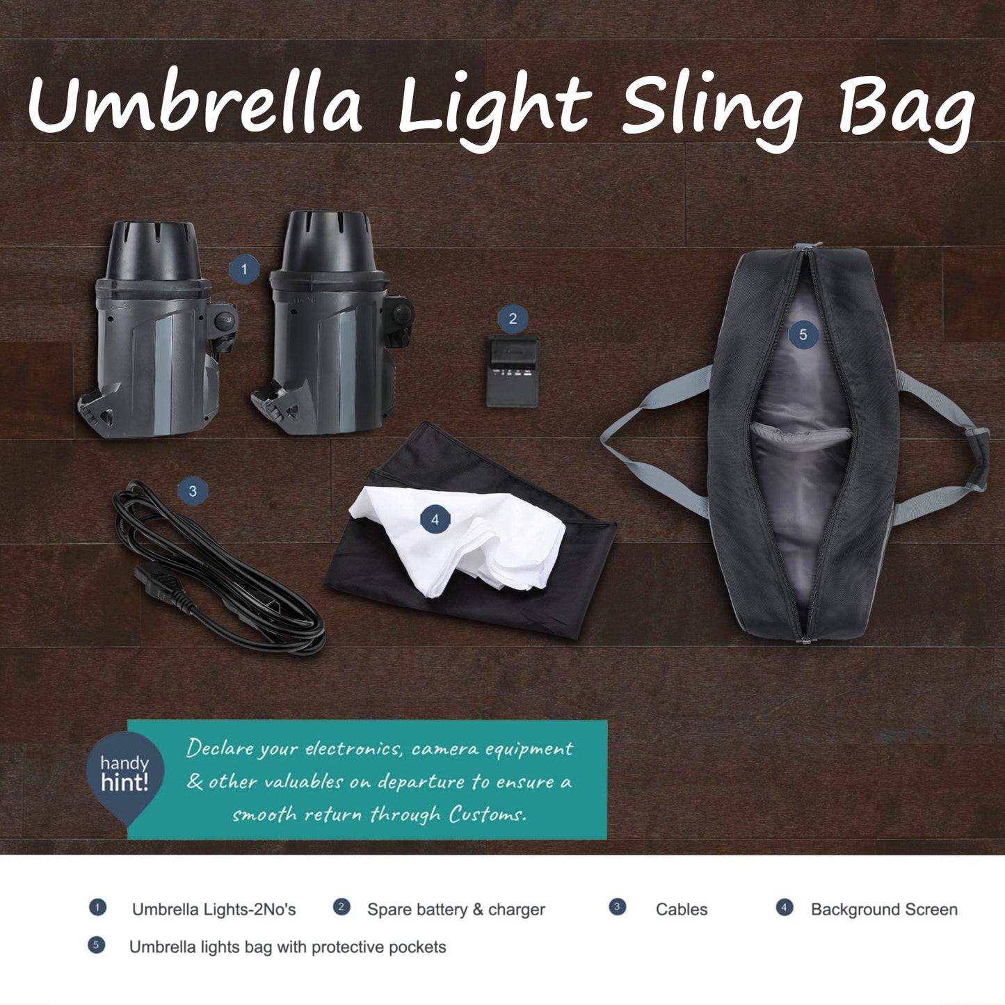 Mobius Thunder Bolt Light Sling Bag