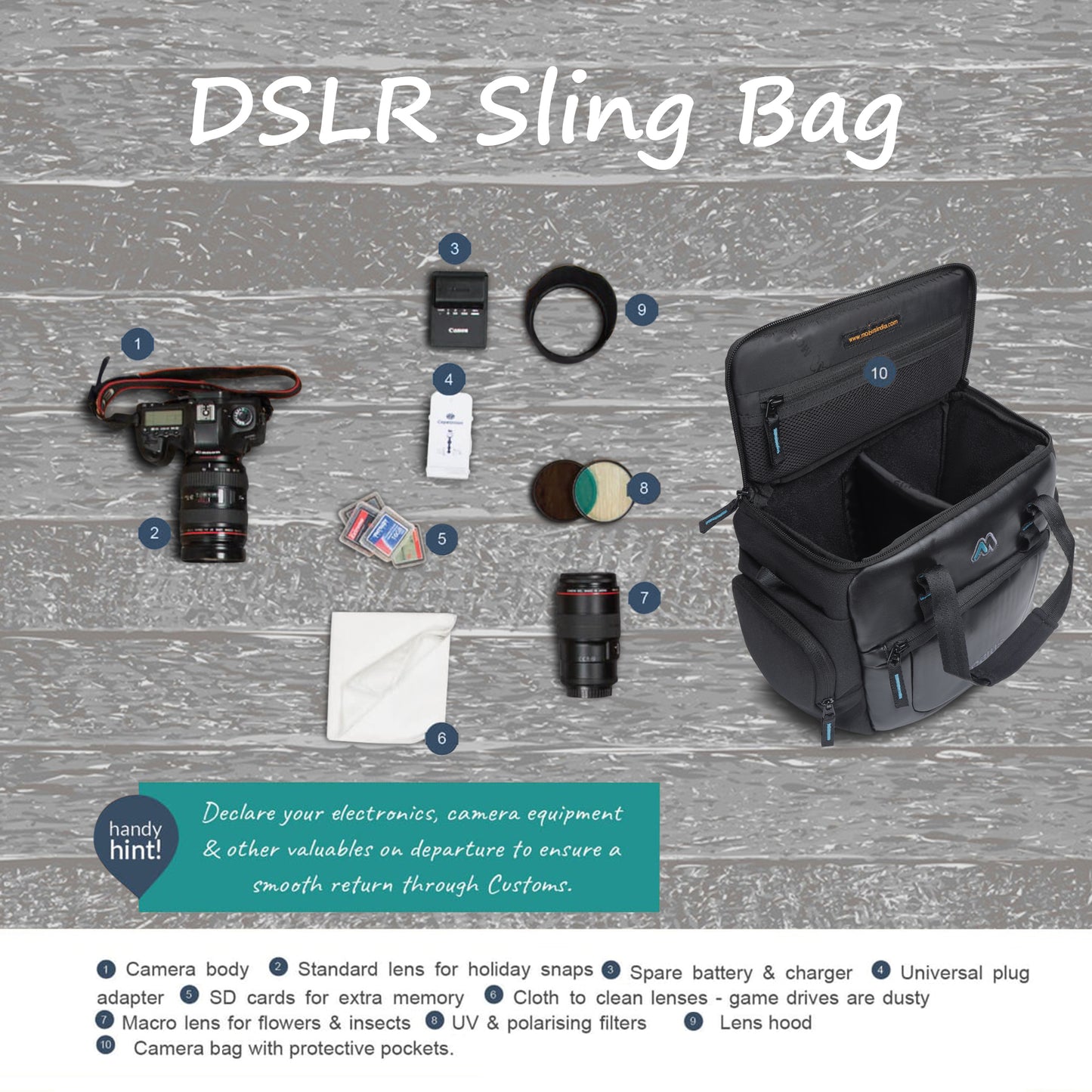 Mobius Hi-Jack DSLR Sling Bag