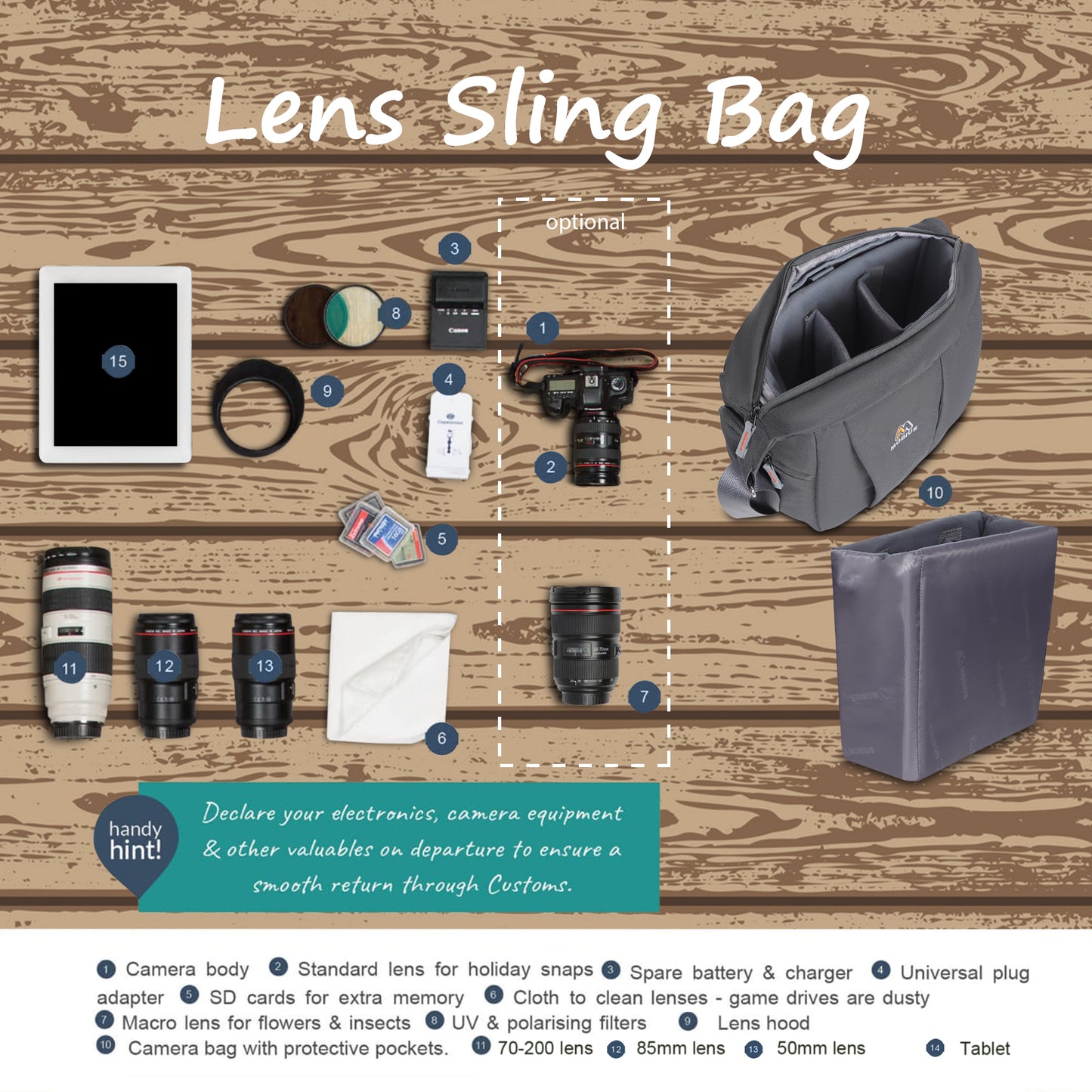 Mobius Ultimate Lens Sling Bag