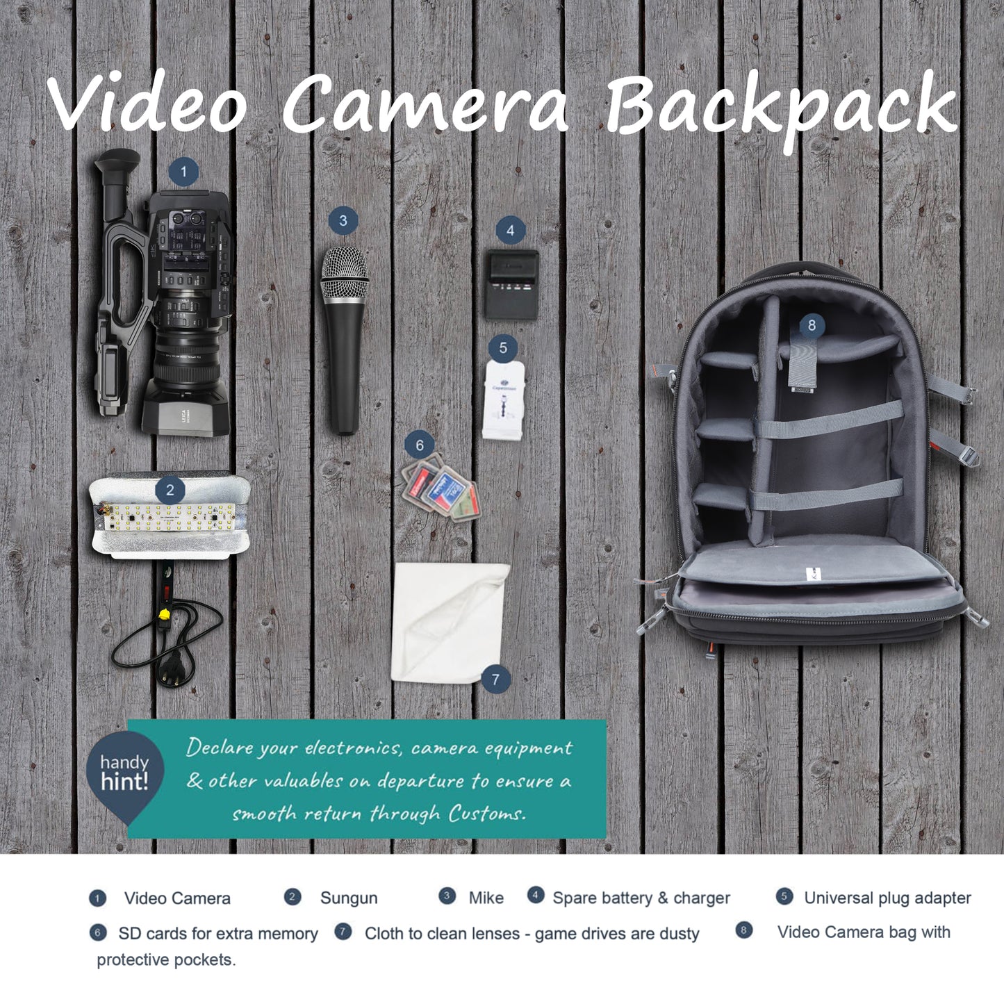 Mobius Cameraman Video Backpack