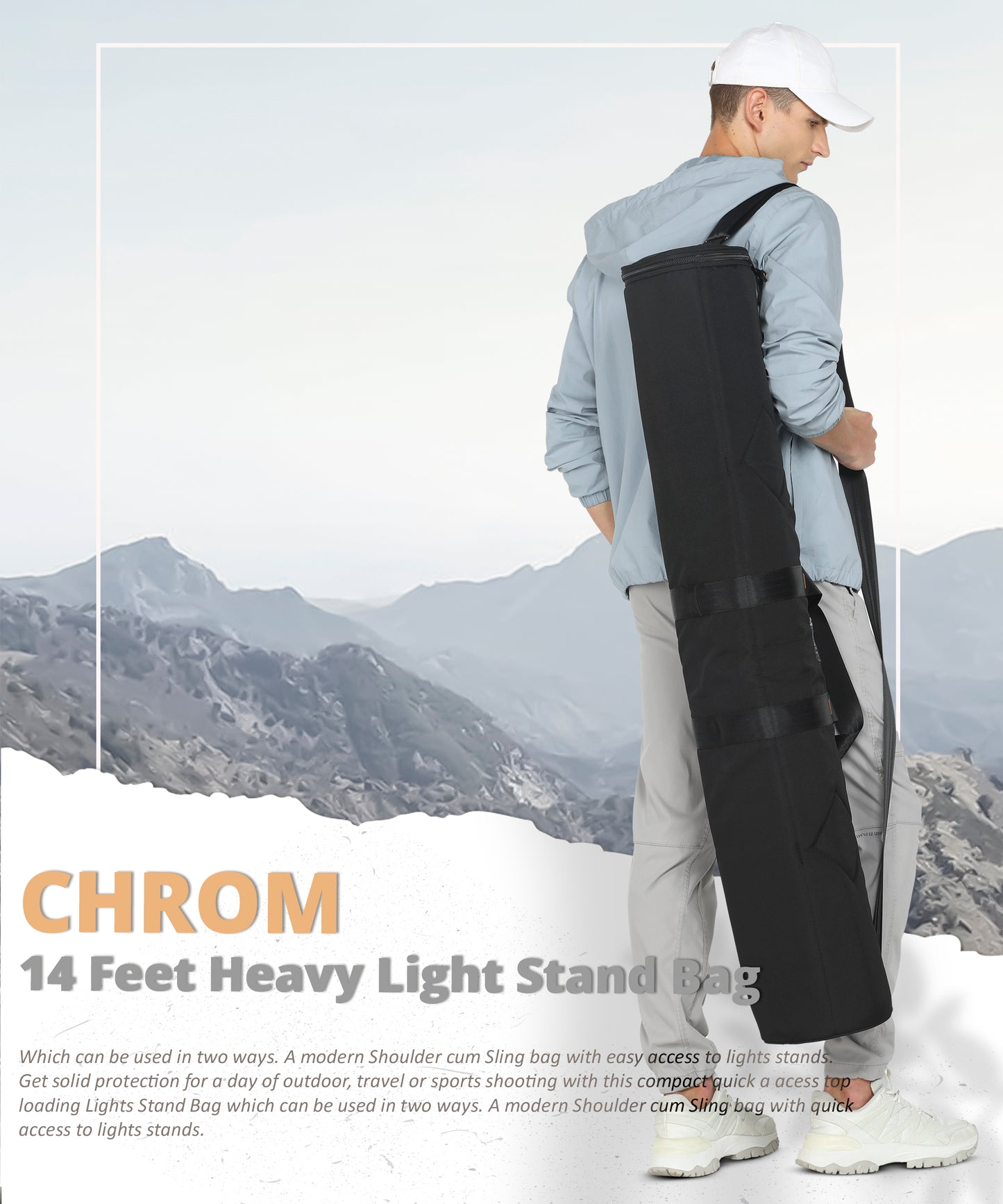 Mobius Chrom 14feet Heavy Light Stand Bag